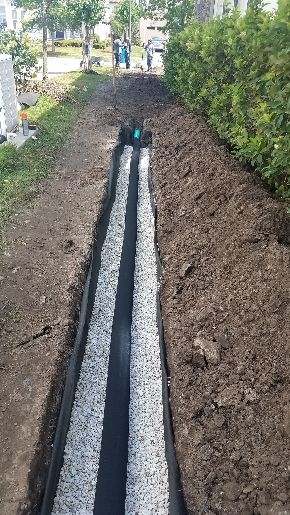 French Drain build from Norwalk Seasonal - Des Moines, Iowa